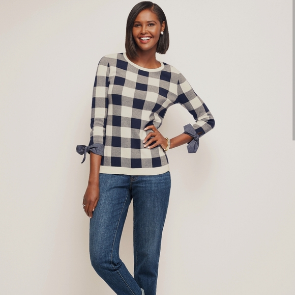 Talbots Sweaters - Buffalo Check Sweater